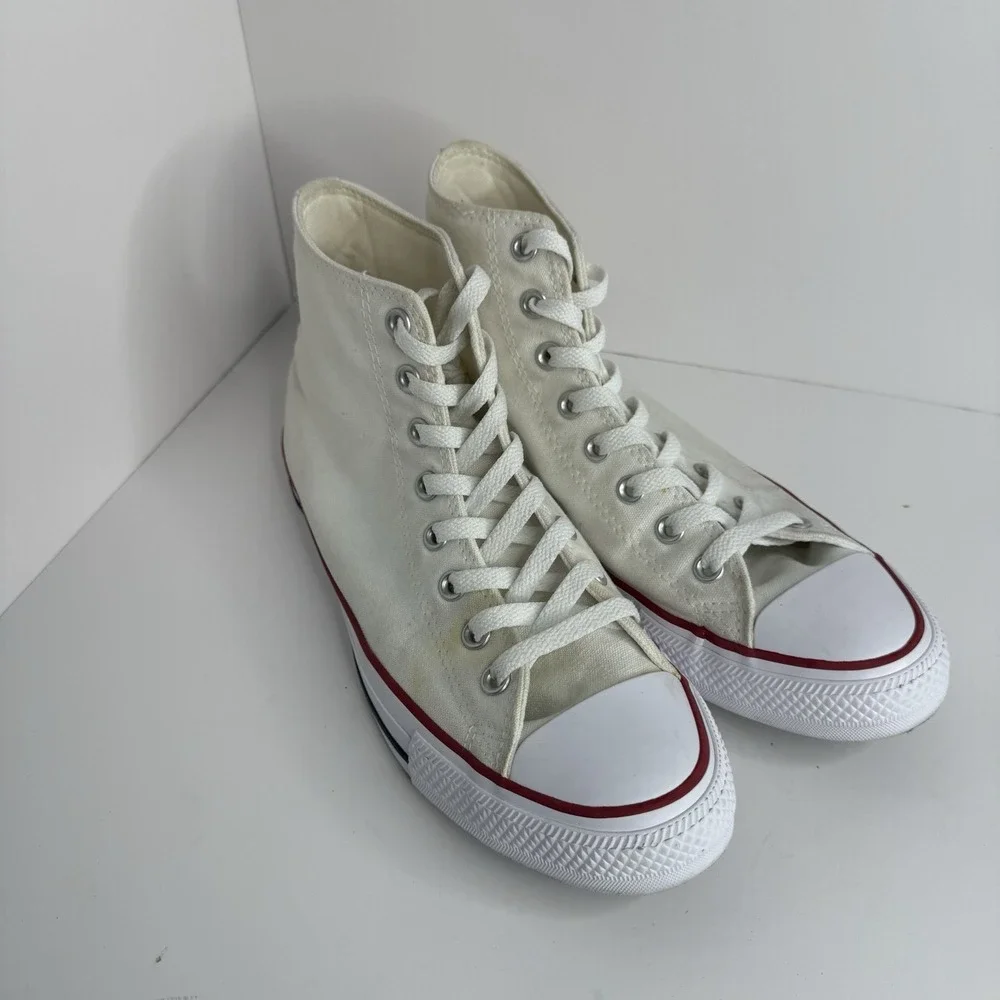 Converse All Star Chuck Taylor Men's Sneakers Size 8.5, White, High Top